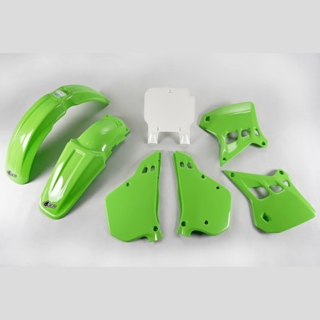 Kit completo de plástico UFO original para KAWASAKI KX 125 de 1990 a 1991