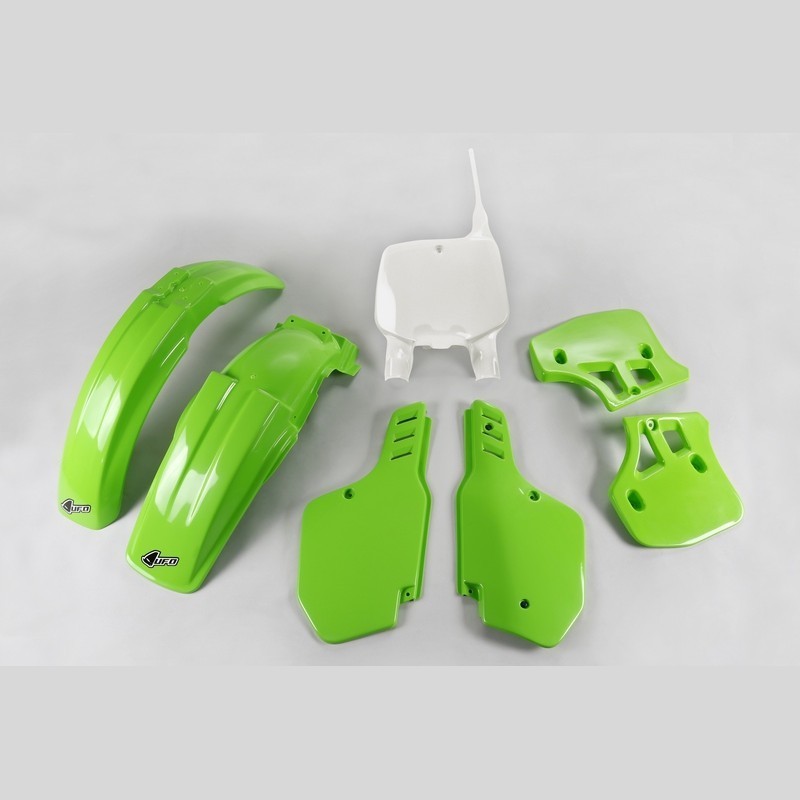 Kit completo de plástico original UFO para KAWASAKI KX 500 de 1989 a 2003