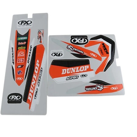Graphismes Trim Kit FACTORY EFFEX pour KTM SX, SX-F, XC, XC-F de 2019 à 2022