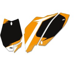 FACTORY EFFEX pre-cut graphic number plate kit for KTM SX, XC from 2011 to 2012