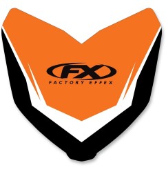 Kit gráfico guardabarros delantero FACTORY EFFEX para KTM EXC, SX, SX-F, XC, XC-F de 2015 a 2022