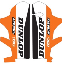 Pegatinas protectoras de horquilla inferior FACTORY EFFEX para KTM EXC, SX, XC de 2008 a 2014