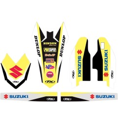 Graphismes Trim Kit FACTORY EFFEX pour SUZUKI RM-Z 250 de 2004 à 2006