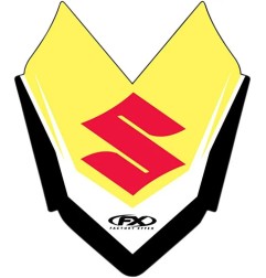FACTORY EFFEX -Grafik-Set für den vorderen Kotflügel, passend für SUZUKI RM 80 und RM 85 (Baujahre 2001 bis 2018) – Art.-Nr. 19-