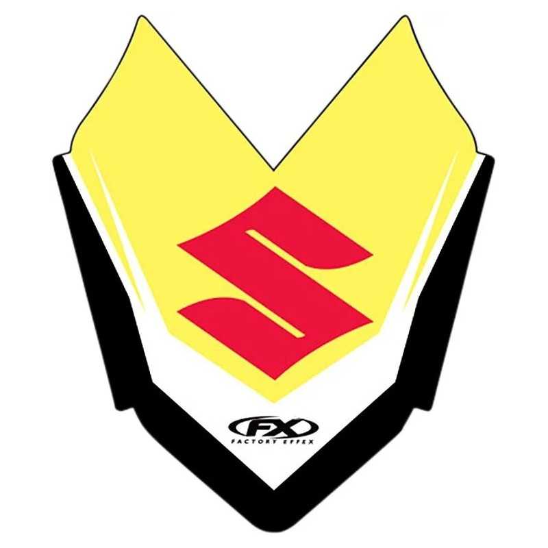 FACTORY EFFEX -Grafik-Set für den vorderen Kotflügel für SUZUKI RM 80, RM 85 von 2001 bis 2018