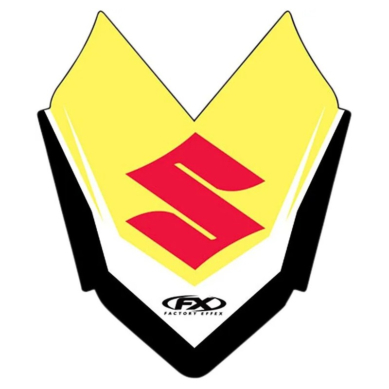 Kit gráfico de guardabarros delantero FACTORY EFFEX para SUZUKI RM 80, RM 85 de 2001 a 2018