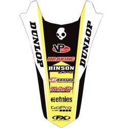 Kit garde-boue arrière FACTORY EFFEX pour SUZUKI RM 80, RM 85 de 2001 à 2018