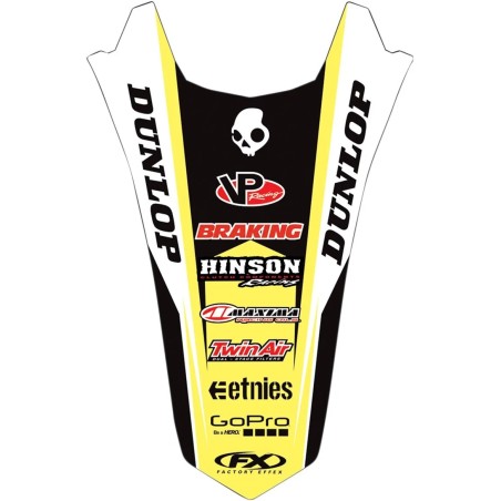 Kit garde-boue arrière FACTORY EFFEX pour SUZUKI RM 80, RM 85 de 2001 à 2018