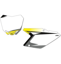 FACTORY EFFEX pre-cut graphic number plate kit for SUZUKI RM-Z 250 from 2010 to 2017