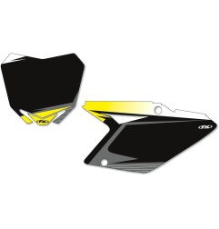 Kit de placa de matrícula gráfica precortada FACTORY EFFEX para SUZUKI RM-Z 450 de 2008 a 2017