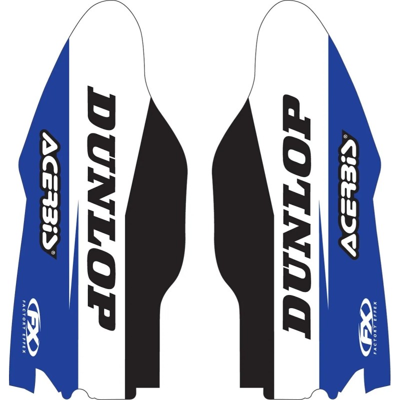 FACTORY EFFEX lower fork guard stickers for YAMAHA YZ 125, YZ 250, YZ 450 from 2005 to 2007