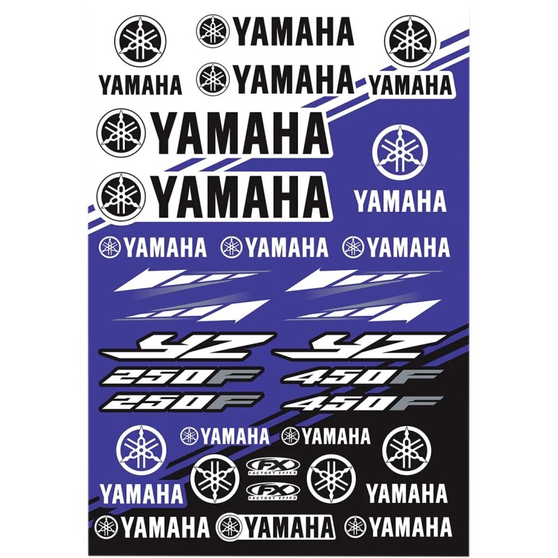 Planche d'Autocollants FACTORY EFFEX pour Motocross