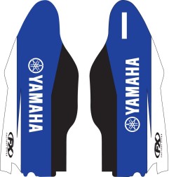 FACTORY EFFEX lower fork guard stickers for YAMAHA WR 250, YZ 125, YZ 250, YZ 450 from 2010 to 2019