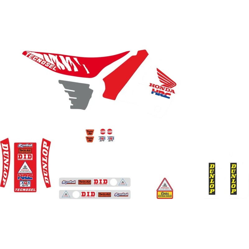 Kit deco TECNOSEL para HONDA CR 125, CR 250 de 1990 a 1992