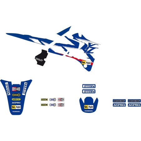 TECNOSEL deco kit for YAMAHA YZ 125, YZ 250 from 1996 to 2001