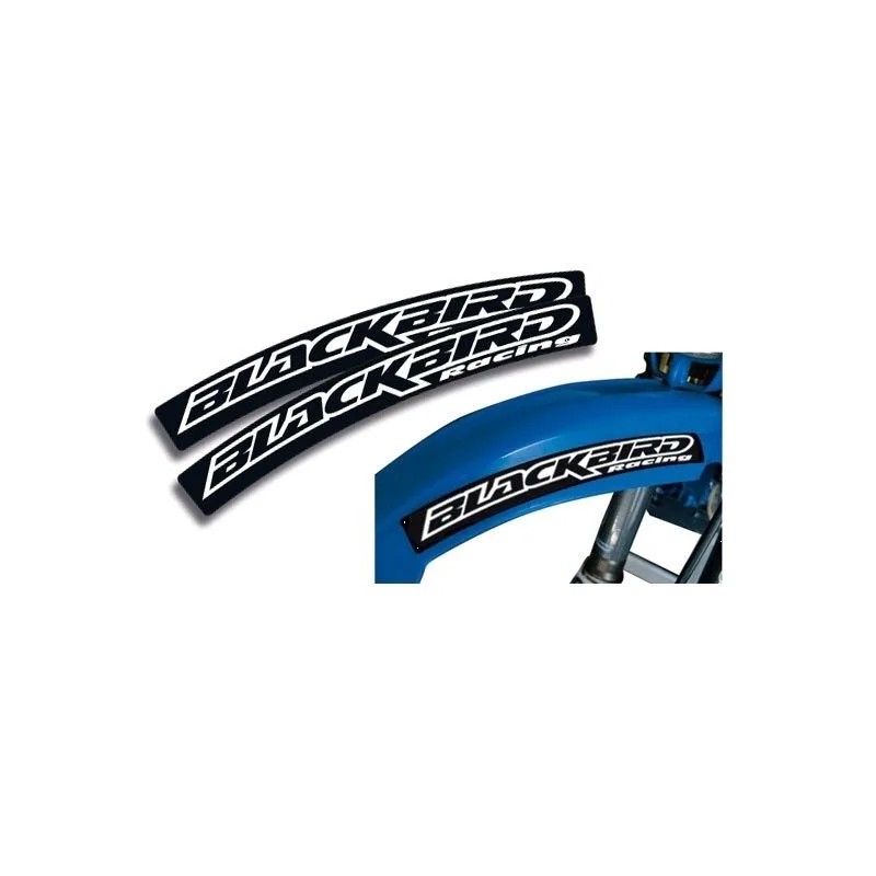 Autocollants sponsor BLACKBIRD RACING pour Motocross