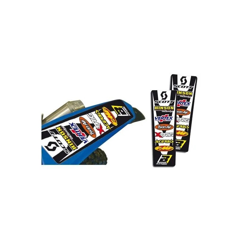 Autocollants sponsor BLACKBIRD RACING pour Motocross