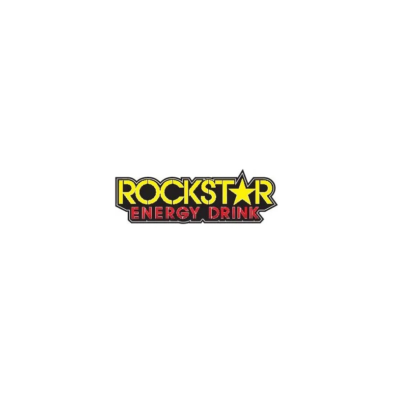 Die-cut sticker Rockstar 1ft FACTORY EFFEX for Motocross