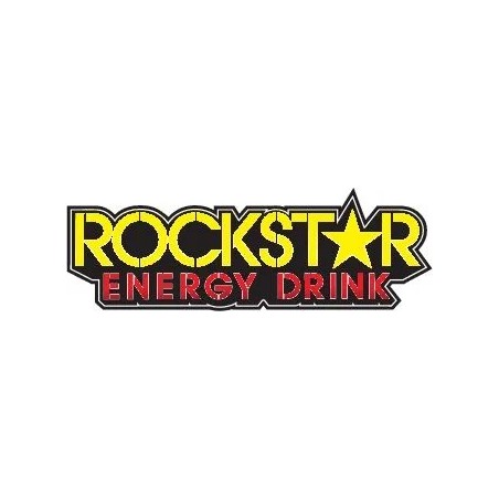 Adhesivo troquelado Rockstar 1ft FACTORY EFFEX Motocross