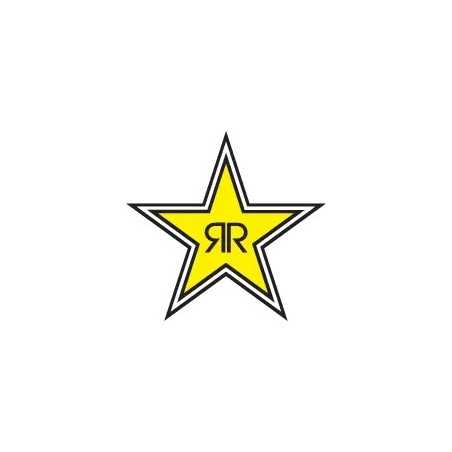 Gestanzter Aufkleber „Rockstar 1ft FACTORY EFFEX “ für Motocross