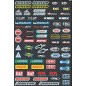 FACTORY EFFEX Motocross sponsor/logo sticker sheet