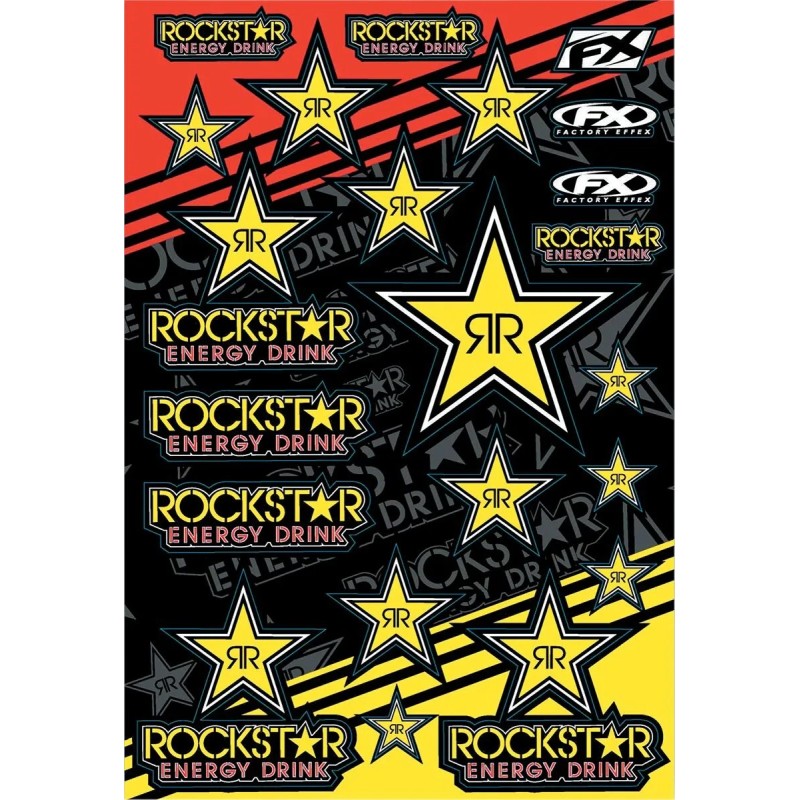 Hoja de calcas Rockstar FACTORY EFFEX Motocross