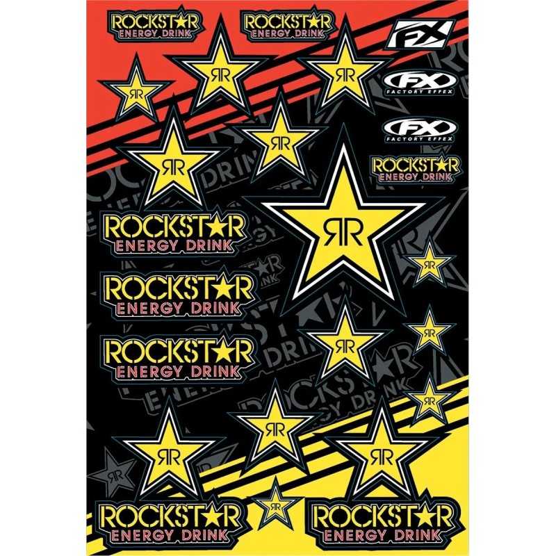 Rockstar-Abziehbildbogen „ FACTORY EFFEX “ für Motocross