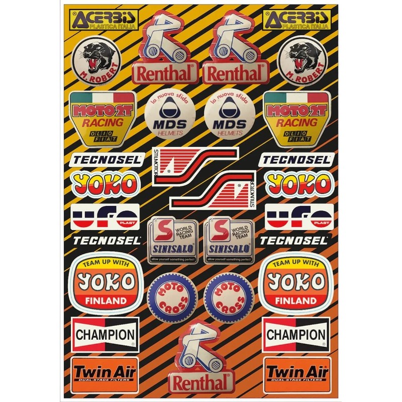 Autocollant TECNOSEL pour Motocross