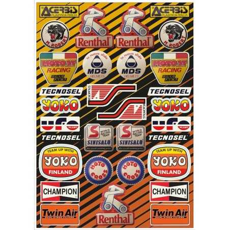 TECNOSEL -Aufkleber für Motocross