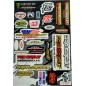Hoja de pegatinas Deluxe PRO CIRCUIT para Motocross