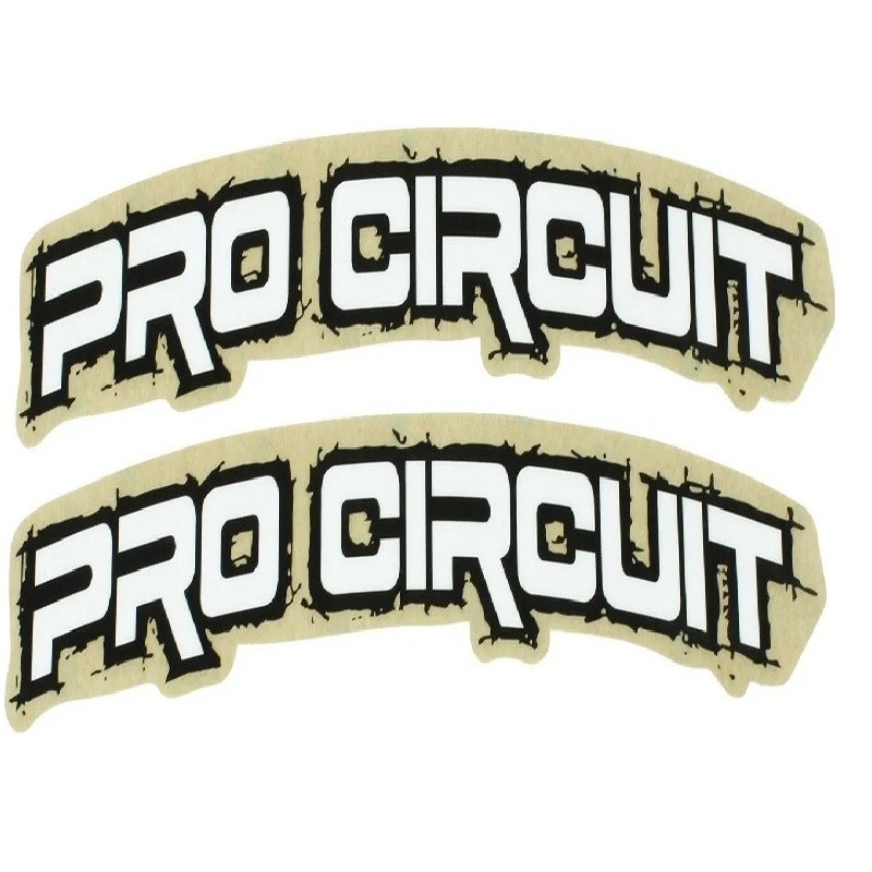 Autocollants de garde-boue Pro Circuit PRO CIRCUIT pour Motocross