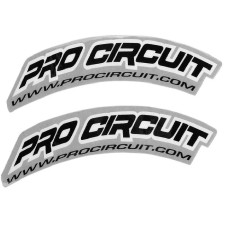 Autocollants de garde-boue Pro Circuit PRO CIRCUIT pour Motocross