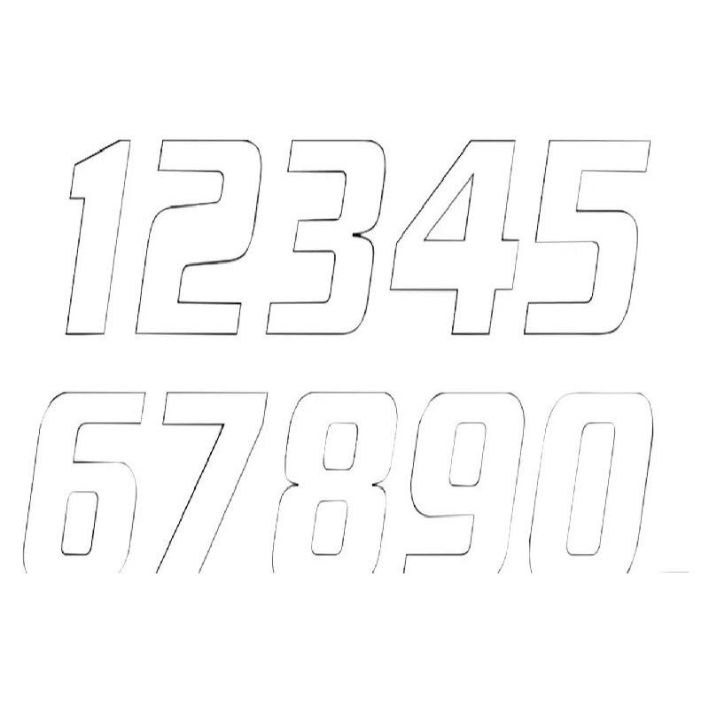 Series one BLACKBIRD RACING number for Motocross