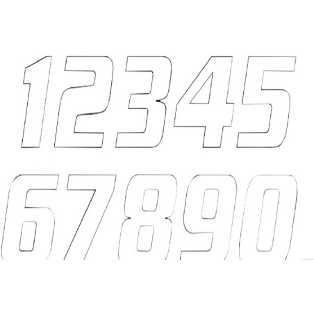 Série un numéro BLACKBIRD RACING pour Motocross