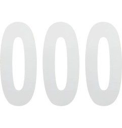 Números estándar FACTORY EFFEX para Motocross