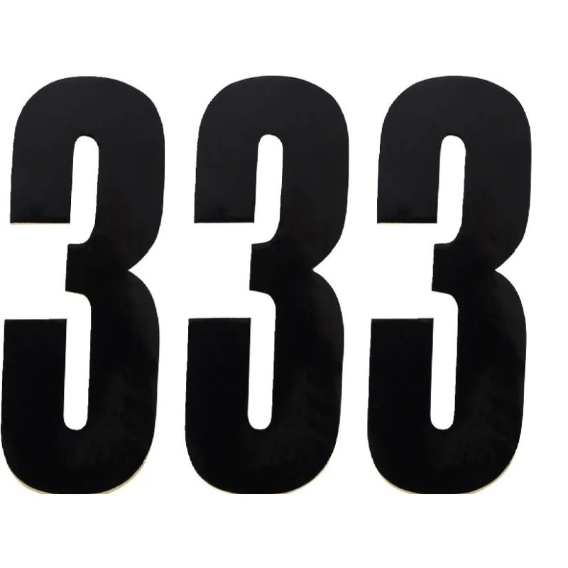 MOOSE OFFROAD vinyl race numbers for Motocross