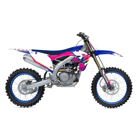Retro deco kit with seat cover BLACKBIRD RACING for YAMAHA YZ 450 from 2023 to 2025