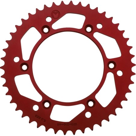 MOOSE OFFROAD aluminium rear sprocket for BETA HONDA RED MOTO YAMAHA RR, RS, CRF 250 F, WR 450 F from 2013 to 2021