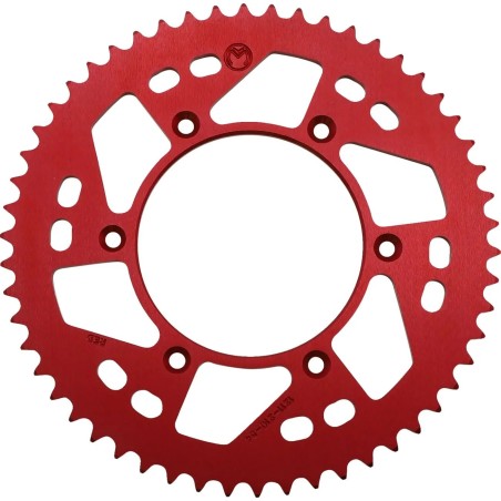 MOOSE OFFROAD aluminium rear sprocket for BETA HONDA RED MOTO YAMAHA RR, RS, CRF 250 F, WR 450 F from 2013 to 2021