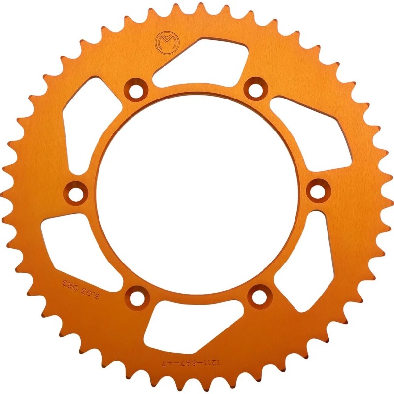 MOOSE OFFROAD aluminium rear sprocket for HUSABERG HUSQVARNA KTM FC, FE, TX, TE, DUKE, EXC from 1988 to 2019