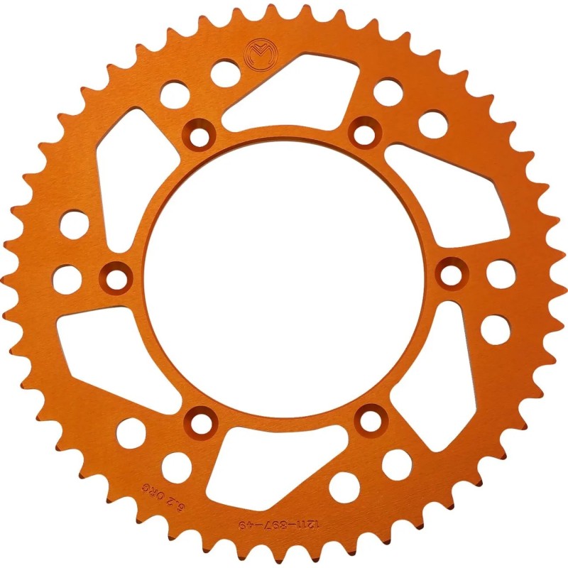 MOOSE OFFROAD aluminium rear sprocket for HUSABERG HUSQVARNA KTM FC, FE, TX, TE, DUKE, EXC from 1988 to 2019