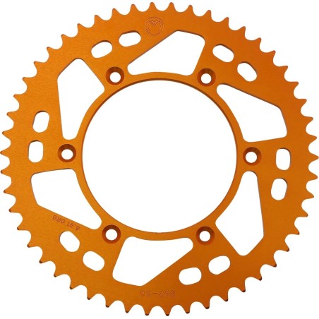 MOOSE OFFROAD aluminium rear sprocket for HUSABERG GAS GAS HUSQVARNA KTM EC, FC, FE, TX, TE, DUKE, EXC from 1989 to 2023