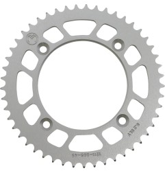 Couronne arrière aluminium MOOSE 49 dents pour HUSQVARNA, KTM MC, TC, SX, XC 105, XC 85 2003 à 2021