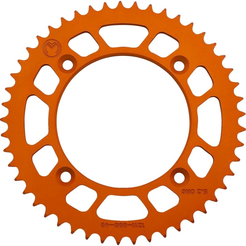 MOOSE OFFROAD aluminium rear sprocket for GAS GAS HUSQVARNA KTM MC, TC, SX, XC 105, XC 85 from 2003 to 2024 MOOSE OFFROAD aluminium rear sprocket for GAS GAS HUSQVARNA KTM MC, TC, SX, XC 105, XC 85 from 2003 to 2024