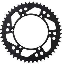 Couronne arrière aluminium MOOSE 48 dents taille 520 pour KAWASAKI, SUZUKI KDX, KLX, KX, RM-Z 1980 à 2022