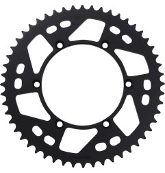 Couronne arrière aluminium MOOSE 52 dents taille 520 pour KAWASAKI, SUZUKI KDX, KLX, KX, RM-Z 1983 à 2022