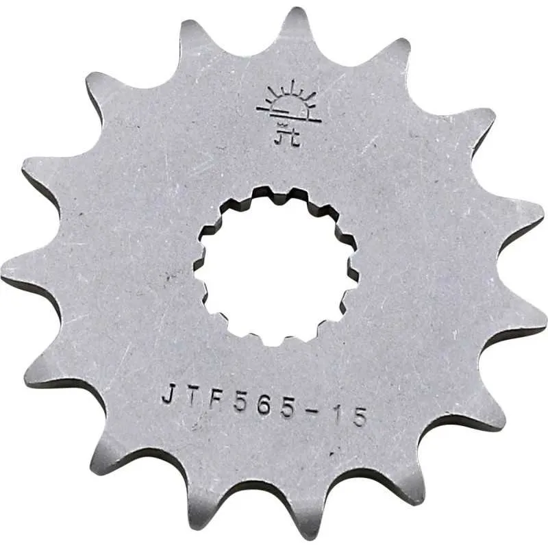 Front sprocket JT SPROCKETS 15 teeth, 520 pitch for CF MOTO, KAWASAKI, MOTO MORINI, SUZUKI, TRIUMPH, VOGE, YAMAHA