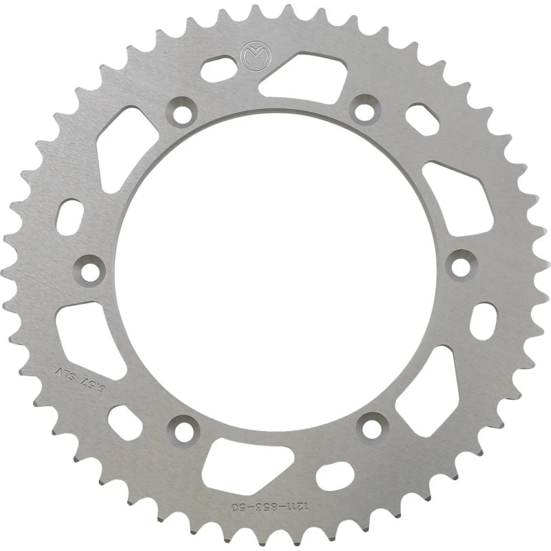MOOSE OFFROAD aluminium rear sprocket for KREIDLER, YAMAHA, MUSTANG, DT R, DT MX, IT, TT-R, WR F, YZ F from 1974 to 2006