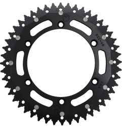 Couronne double MOOSE pour BETA, GAS GAS, HUSQVARNA de 1990 à 2017 dents aux choix