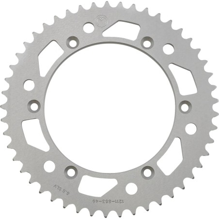 MOOSE OFFROAD aluminium rear sprocket for KREIDLER, YAMAHA MUSTANG 170, DT, IT, YZ 400 F from 1974 to 2006